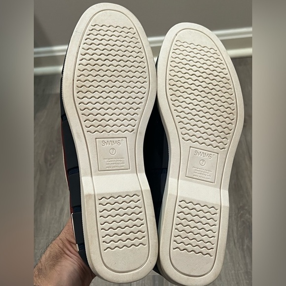 SWIMS Like New Size 7 Colorblock Sneaker Loafer Boat Shoe Waterproof Breathable - Picture 8 of 9